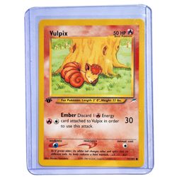 Vulpix 91/105 Pokemon TCG Neo Destiny 1st Edition NM Vintage 2000 Card - Image 1