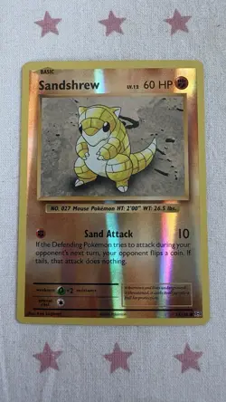 Sandshrew 54/108 Evolutions Reverse Holo Pokemon TCG Card - Image 1