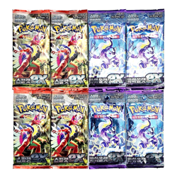 8 PACKS[4+4]Pokemon TCG Card Scarlet ex Violet ex Booster Factory Sealed KOREAN - Image 1