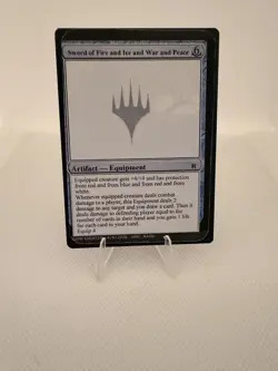 MTG Playtest Card - Sword of Fire and Ice and War and Peace - MagicCon Unknown - Image 1