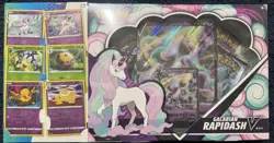 Pokemon Galarian Rapidash V Box Foil Promo, Oversize Card, Booster, Code Card - Image 5