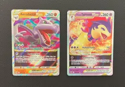 Aerodactyl & Typhlosion (JP) - Pokemon TCG - 2 Card Lot (Ultra Rare VStar Holo) - Image 1