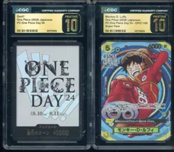 Luffy OP07-109 SR/Don Card Set Promo Premium ONE PIECE DAY '24 CGC 10 PRISTINE - Image 1