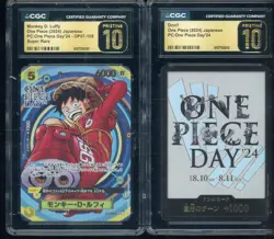 Luffy OP07-109 SR/Don Card Set Promo Premium ONE PIECE DAY '24 CGC 10 PRISTINE - Image 1