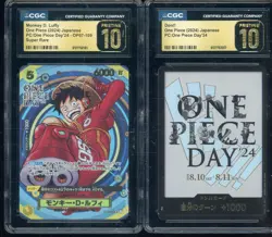 Luffy OP07-109 SR/Don Card Set Promo Premium ONE PIECE DAY '24 CGC 10 PRISTINE - Image 1