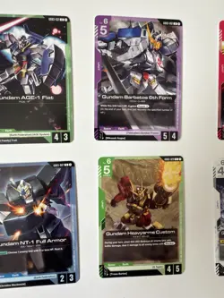 Gundam Card Game Bulk 8 Card Lot Of Gundams - Image 3