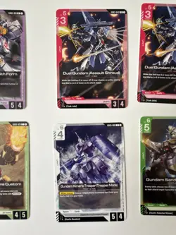 Gundam Card Game Bulk 8 Card Lot Of Gundams - Image 4
