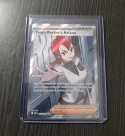2025 Pokemon TCG DRI EN TEAM ROCKETS ARIANA Trainer Card #224/182 - Image 3
