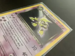 Dark Alakazam 1st Edition Holo 1/82 Team Rocket Pokemon Card LP Vintage WOTC - Image 2