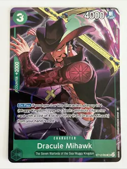 Dracule Mihawk (Illustration Box Vol.4) ST12-003 One Piece Promotion Cards Foil - Image 1