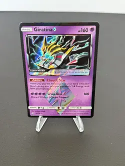 Pokemon TCG Card SM Ultra Prism Giratina Prism Star Rare 58/156 - Image 1