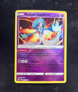 Radiant Gardevoir 069/196 Lost Origin Holo Rare Pokemon Card NM Pack Fresh - Image 1