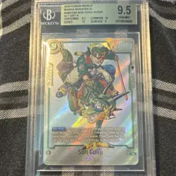 Dragon Ball Super Card Son Goku Super Alt Art SB01-023 BGS 9.5 2025 - Image 1