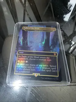 Mtg Paths of the Dead Foil Mtg Cavern of Souls Commander the Lord of the Rings - Image 1