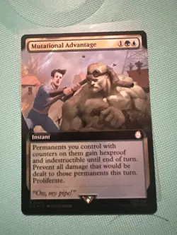 Mutational Advantage Magic: The Gathering Instant Reg blu/ bck S. Foil MTG 0950 - Image 1