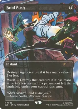 4x MTG Fatal Push (7020), NM-Mint, English Secret Lair Drop Series - Image 1