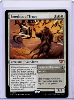 Emeritus of Truce #13 Mythic Secrets of Strixhaven MTG NM - Image 1