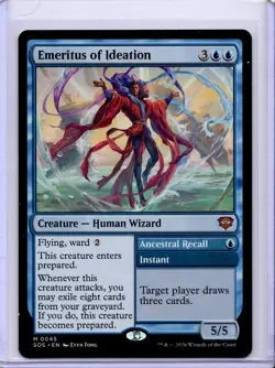 Emeritus of Ideation #45 Mythic Secrets of Strixhaven MTG NM - Image 1