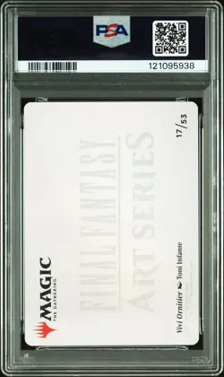 2025 MTG FINAL FANTASY ART SERIES #17 VIVI ORNITIER PSA 10 - Image 2