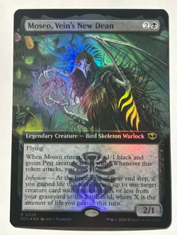 Moseo, Vein's New Dean EXTENDED ART *FOIL* 326 Secrets of Strixhaven SOS - Image 1