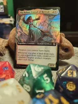 MTG Pia Nalaar, Consul of Revival - Extended foil art - MAT #0177 - Image 2