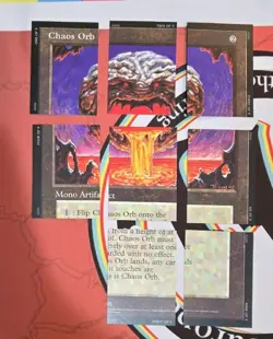 Chaos Orb 8 of 9 Ultra Pro Puzzle Quest promo vintage magic gathering mtg - Image 1