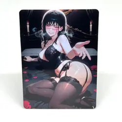 Chainsaw Man Yoru Goddess Anime Waifu ACG Foil Card - Image 1