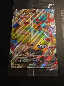 Snorlax VMAX 142/202 Jumbo Card Holo GAMESTOP Promo - Image 1