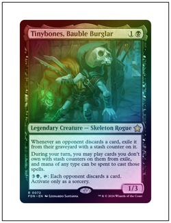 1x Tinybones, Bauble Burglar, Foil, Magic the Gathering MTG NM - Image 1