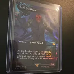 Dark Confidant (Borderless) #334 (Foil) (NM) Final Fantasy FIN Magic MTG - Image 3