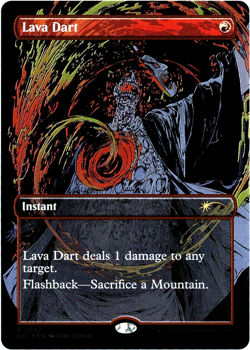 Lava Dart (Raised Foil) 2042 Signature Secret Lair vroooOOOMMMMMM! NM/M MTG - Image 1