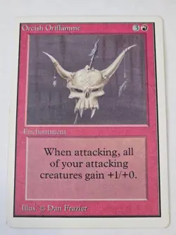 MTG - Orcish Oriflamme LP - Unlimited Edition Vintage - Image 1