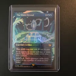 The Water Crystal (Borderless) #333 (Foil) (NM) Final Fantasy FIN Magic MTG - Image 1