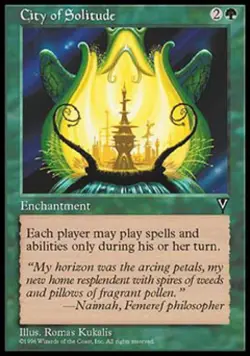 MTG English City of Solitude NM Normal Visions - Image 1