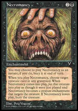 MTG English Necromancy NM Normal Visions - Image 1