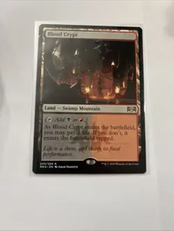 Blood Crypt Ravnica Allegiance 245 LP MTG Magic the Gathering - Image 1