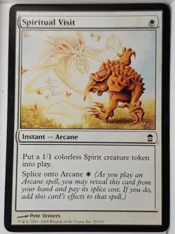 Spiritual Visit - Saviors of Kamigawa - Magic the Gathering MTG Nice! - Image 1