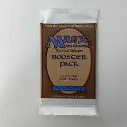 Magic the Gathering MTG Revised Edition Booster Pack English Sealed READ DESC! - Image 1