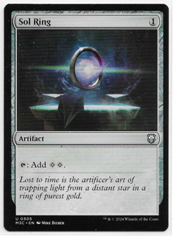Sol Ring - Commander: Modern Horizons 3 - Magic the Gathering - MTG - Uncommon - Image 1