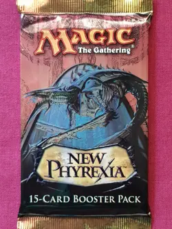 Magic The Gathering NEW PHYREXIA New Sealed Booster Pack MTG - Image 1