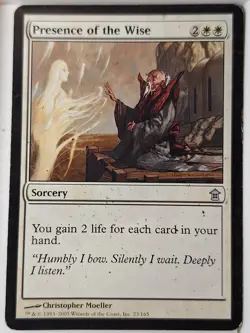 Presence of the Wise - Saviors of Kamigawa - Magic the Gathering MTG Nice! - Image 1