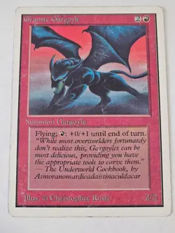 MTG - Granite Gargoyle MP/HP - Unlimited Edition Vintage - Image 1