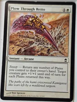 Plow Through Reito - Saviors of Kamigawa - Magic the Gathering MTG Nice! - Image 1