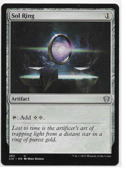 Sol Ring - Commander 2021 - Magic the Gathering - MTG - Uncommon - Image 2