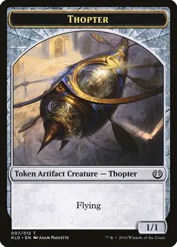 MTG THOPTER 1/1 FLYING ARTIFACT CREATURE TOKEN - KALADESH KLD TOKENS CHEAP - Image 1