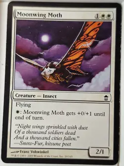 Moonwing Moth - Saviors of Kamigawa - Magic the Gathering MTG Nice! - Image 1