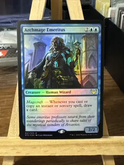 MTG *Archmage Emeritus Foil X1* (NM) Strixhaven Magic the Gathering - Image 1