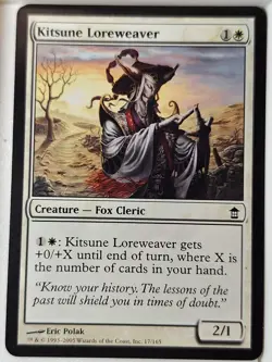 Kitsune Loreweaver - Saviors of Kamigawa - Magic the Gathering MTG Nice! - Image 1