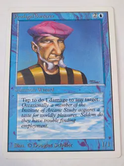 MTG - Prodigal Sorcerer NM - Unlimited Edition - Image 1