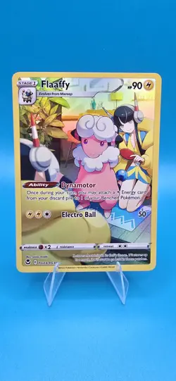Flaaffy TG03/TG30 Pokemon Sword & Shield Silver Temp. Trainer Gallery Holo NM/#2 - Image 1